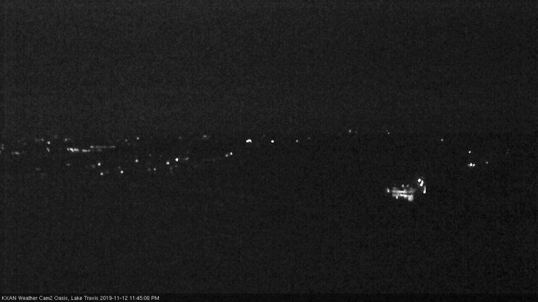 Lake Travis webcam, November 12, 2019 11:45 PM CT