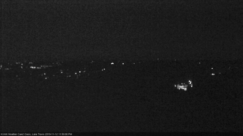 Lake Travis webcam, November 12, 2019 11:50 PM CT