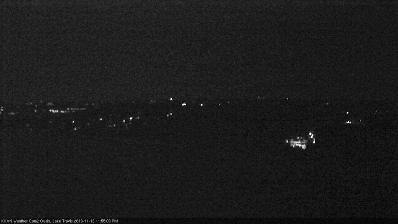 Lake Travis webcam, November 12, 2019 11:55 PM CT