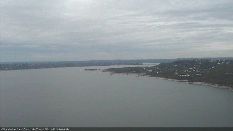 Lake Travis webcam, November 13, 2019 10:00 AM CT