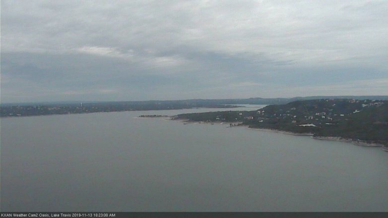 Lake Travis webcam, November 13, 2019 10:25 AM CT
