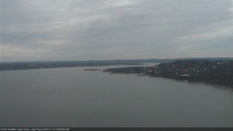 Lake Travis webcam, November 13, 2019 10:45 AM CT