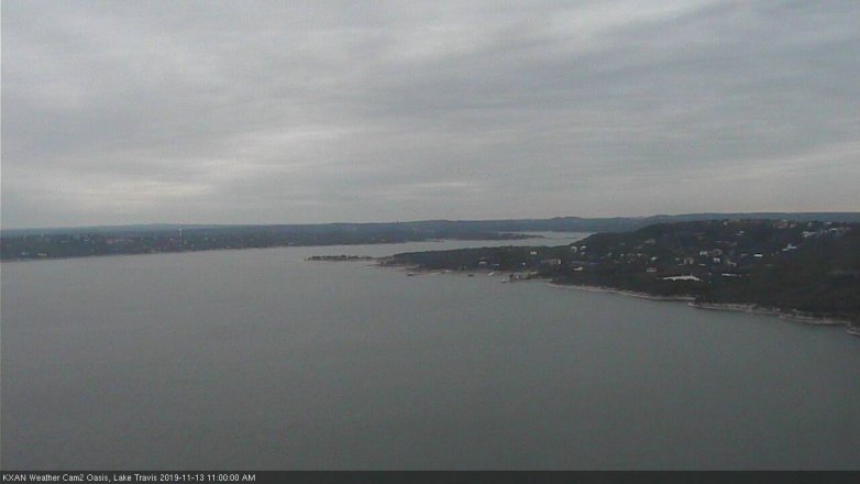Lake Travis webcam, November 13, 2019 11:00 AM CT