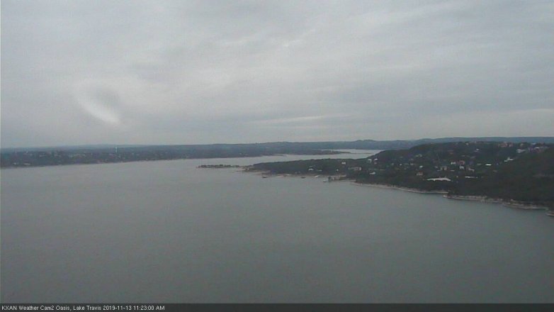 Lake Travis webcam, November 13, 2019 11:25 AM CT