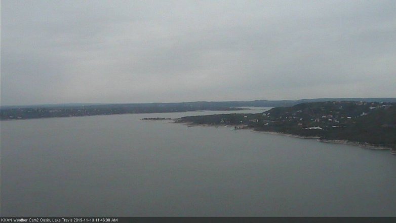 Lake Travis webcam, November 13, 2019 11:45 AM CT