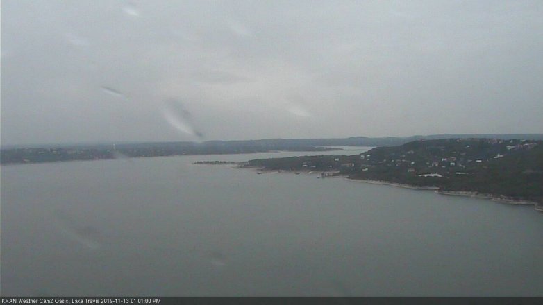 Lake Travis webcam, November 13, 2019 1:00 PM CT