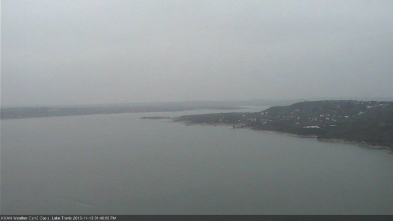 Lake Travis webcam, November 13, 2019 1:45 PM CT