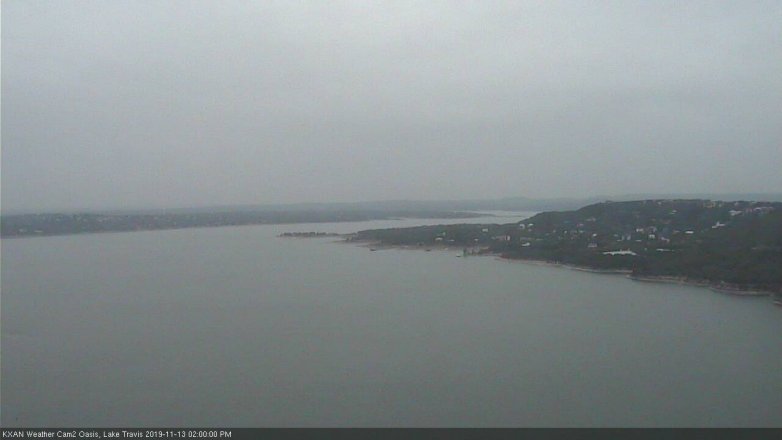 Lake Travis webcam, November 13, 2019 2:00 PM CT