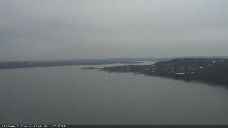 Lake Travis webcam, November 13, 2019 3:25 PM CT