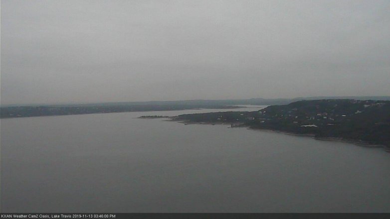 Lake Travis webcam, November 13, 2019 3:45 PM CT