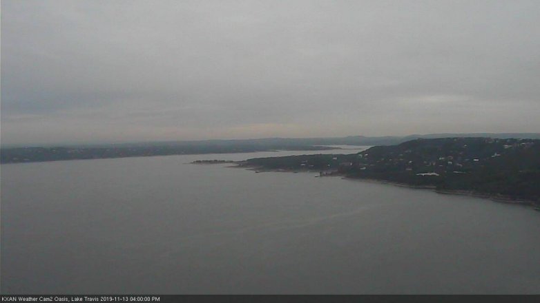 Lake Travis webcam, November 13, 2019 4:00 PM CT