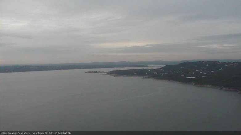 Lake Travis webcam, November 13, 2019 4:25 PM CT