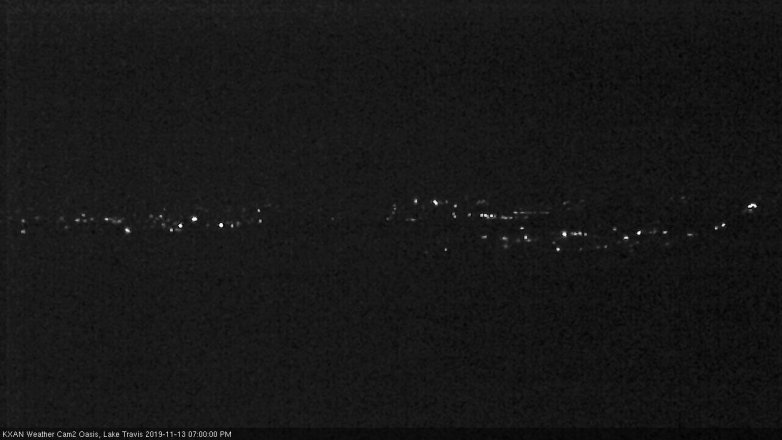 Lake Travis webcam, November 13, 2019 7:00 PM CT