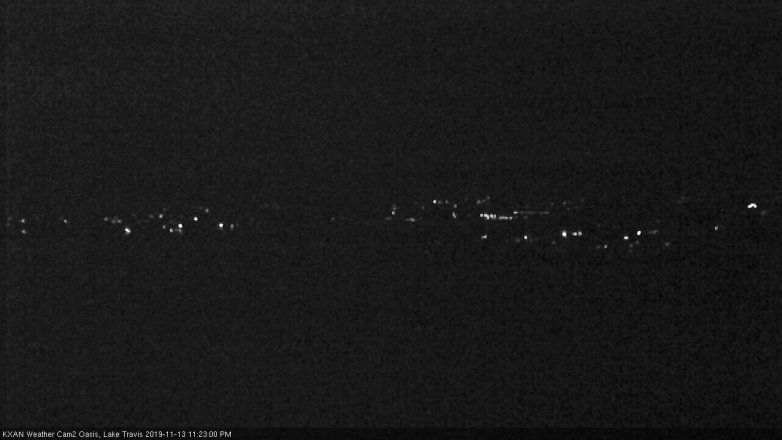 Lake Travis webcam, November 13, 2019 11:25 PM CT