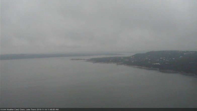 Lake Travis webcam, November 14, 2019 11:45 AM CT