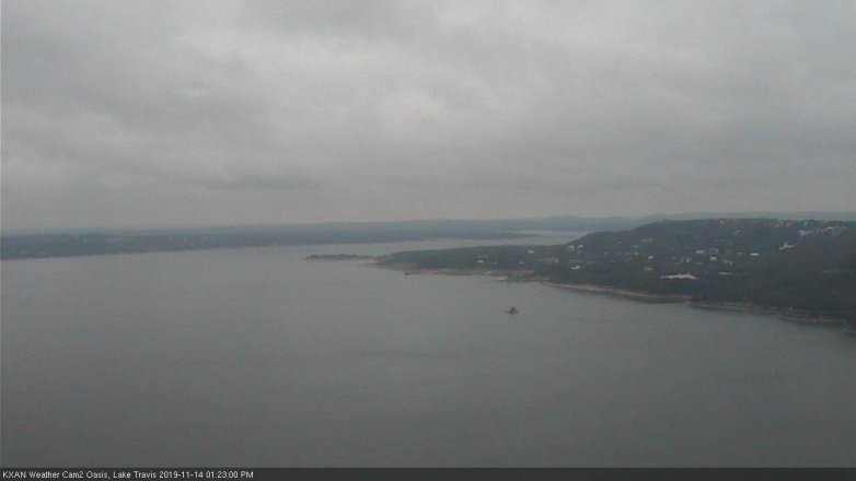 Lake Travis webcam, November 14, 2019 1:25 PM CT