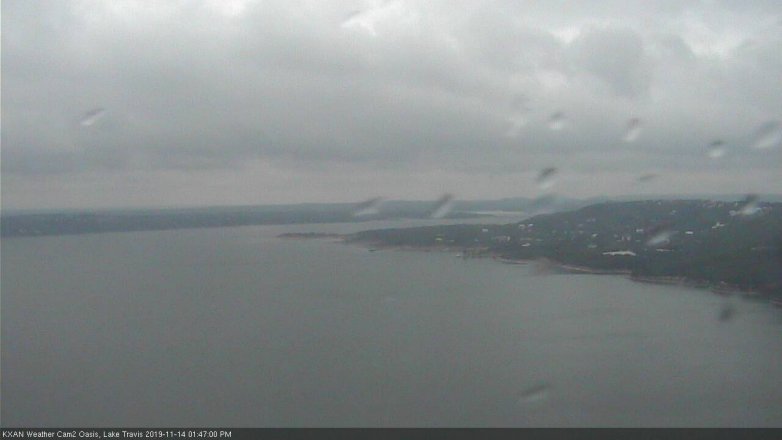 Lake Travis webcam, November 14, 2019 1:45 PM CT