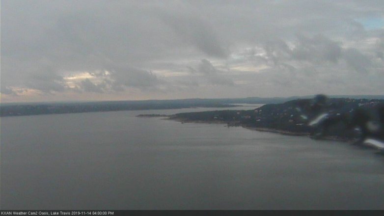 Lake Travis webcam, November 14, 2019 4:00 PM CT