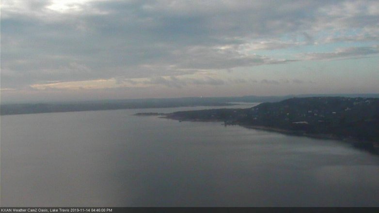 Lake Travis webcam, November 14, 2019 4:45 PM CT
