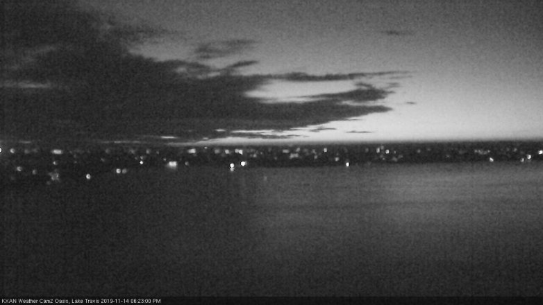 Lake Travis webcam, November 14, 2019 6:25 PM CT
