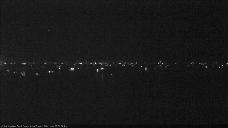 Lake Travis webcam, November 14, 2019 7:00 PM CT