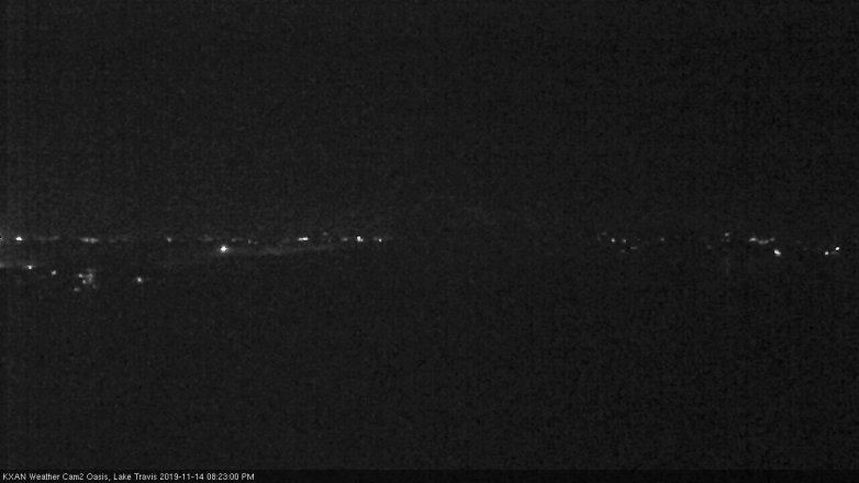 Lake Travis webcam, November 14, 2019 8:25 PM CT
