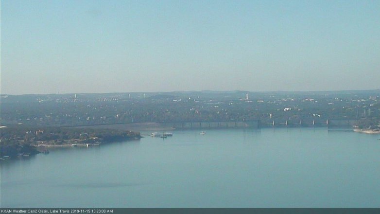 Lake Travis webcam, November 15, 2019 10:25 AM CT