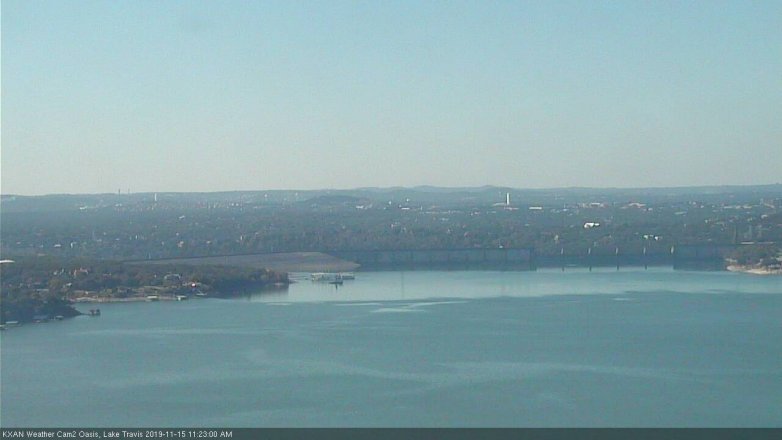 Lake Travis webcam, November 15, 2019 11:25 AM CT