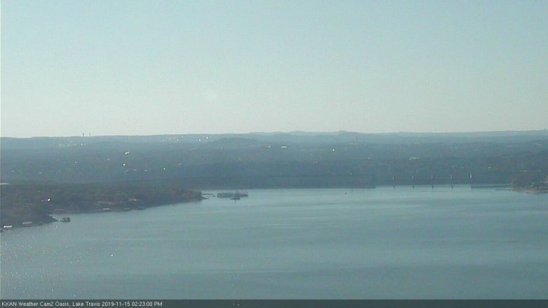 Lake Travis webcam, November 15, 2019 2:25 PM CT