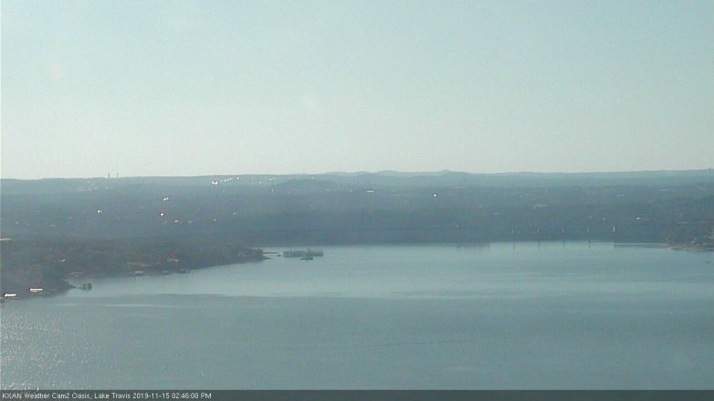 Lake Travis webcam, November 15, 2019 2:45 PM CT
