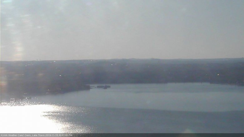 Lake Travis webcam, November 15, 2019 3:25 PM CT
