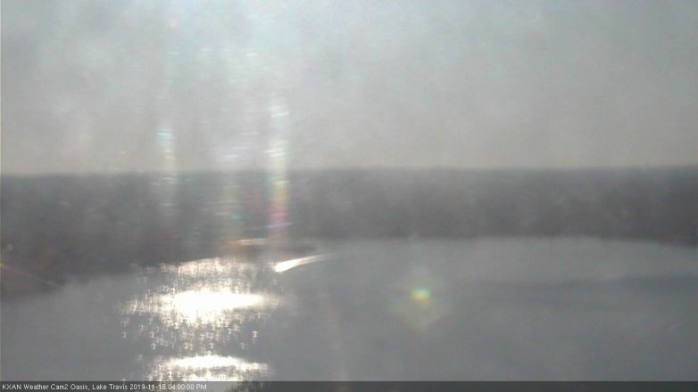 Lake Travis webcam, November 15, 2019 4:00 PM CT