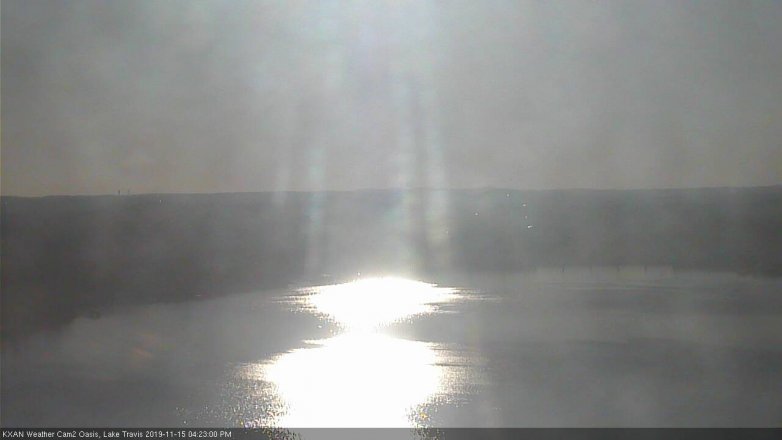 Lake Travis webcam, November 15, 2019 4:25 PM CT