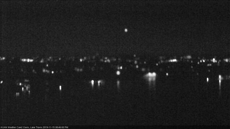 Lake Travis webcam, November 15, 2019 6:45 PM CT