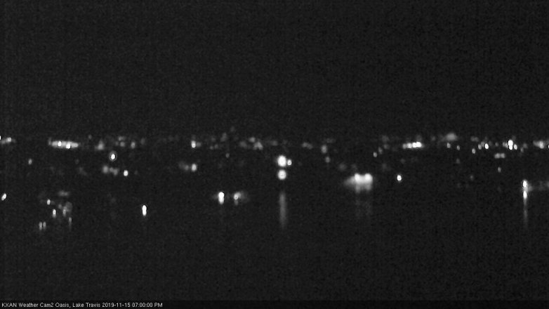 Lake Travis webcam, November 15, 2019 7:00 PM CT