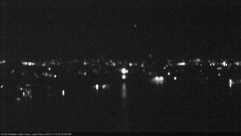 Lake Travis webcam, November 15, 2019 7:25 PM CT