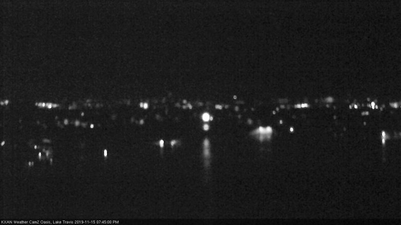 Lake Travis webcam, November 15, 2019 7:45 PM CT