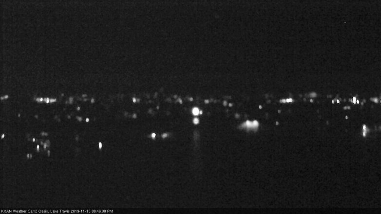 Lake Travis webcam, November 15, 2019 8:45 PM CT