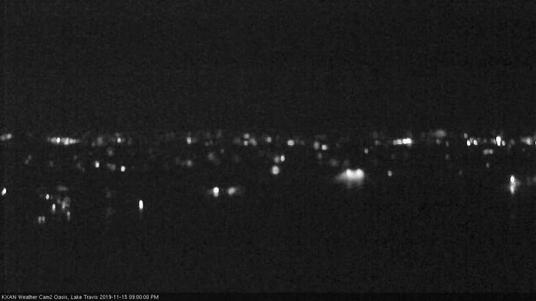 Lake Travis webcam, November 15, 2019 9:00 PM CT