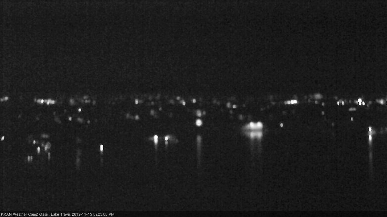 Lake Travis webcam, November 15, 2019 9:25 PM CT
