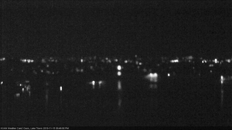 Lake Travis webcam, November 15, 2019 9:45 PM CT