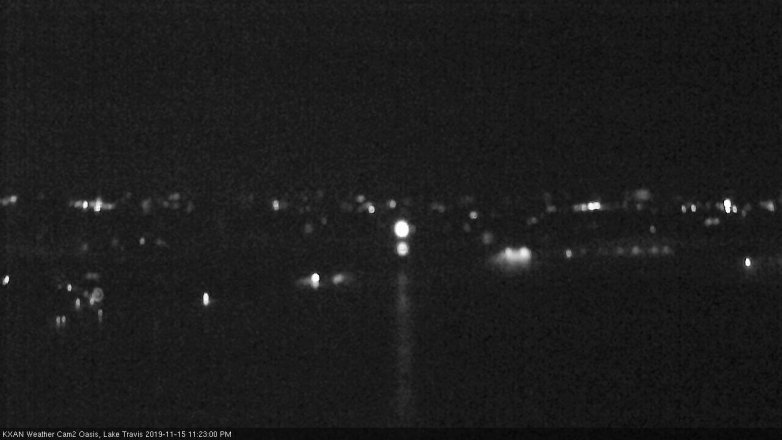 Lake Travis webcam, November 15, 2019 11:25 PM CT