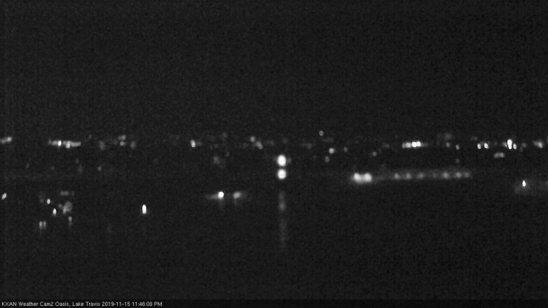 Lake Travis webcam, November 15, 2019 11:45 PM CT