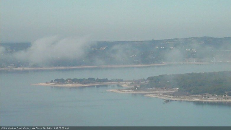 Lake Travis webcam, November 16, 2019 9:25 AM CT