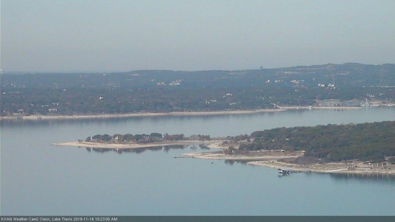 Lake Travis webcam, November 16, 2019 10:25 AM CT