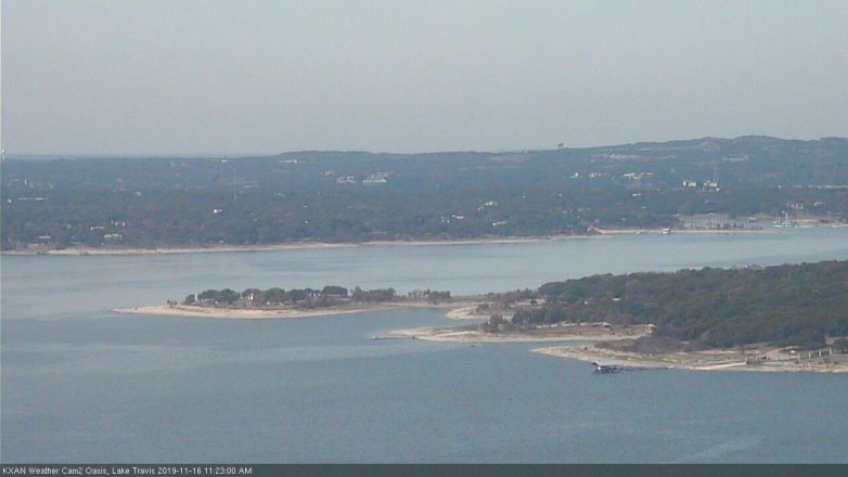 Lake Travis webcam, November 16, 2019 11:25 AM CT