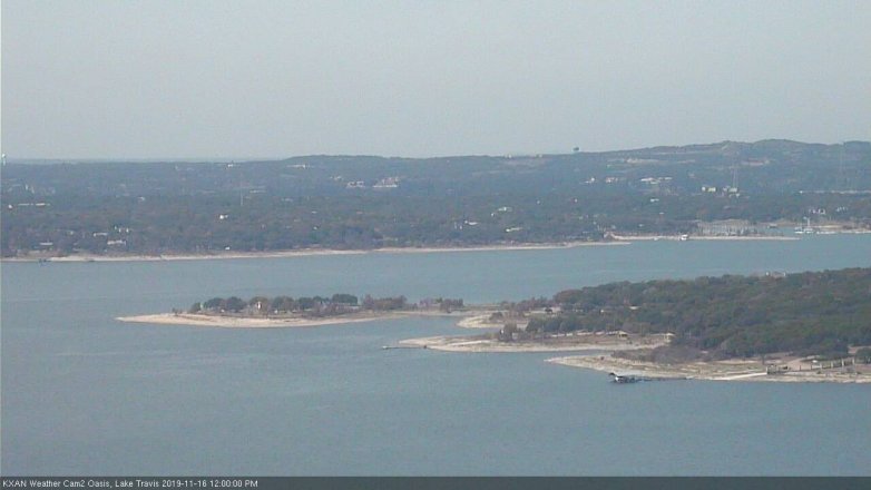 Lake Travis webcam, November 16, 2019 12:00 PM CT
