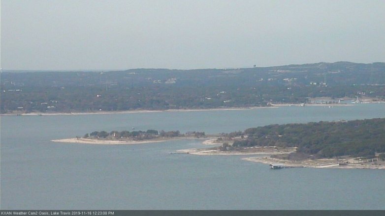 Lake Travis webcam, November 16, 2019 12:25 PM CT