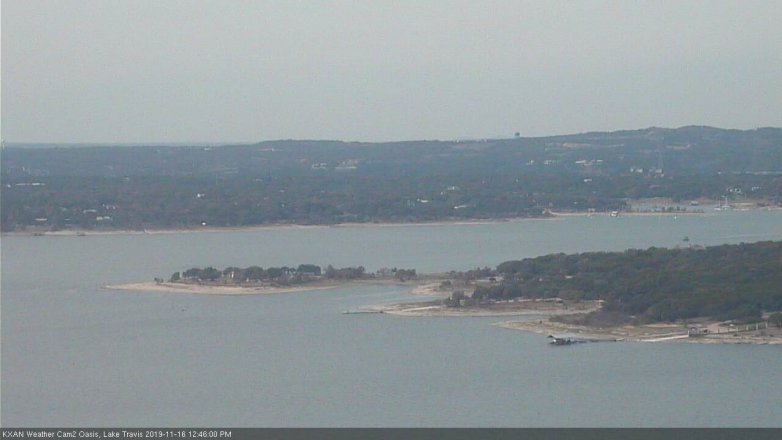 Lake Travis webcam, November 16, 2019 12:45 PM CT