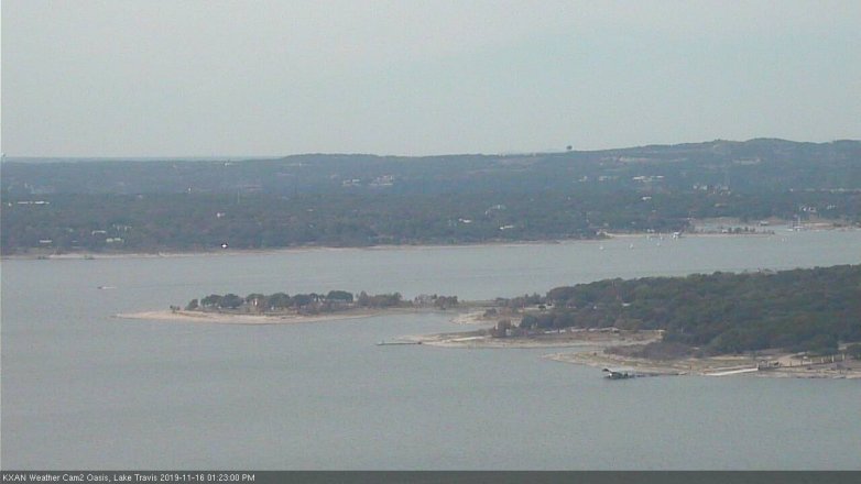 Lake Travis webcam, November 16, 2019 1:25 PM CT